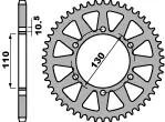Akce PBR zadní řetězové kolo 504 40 C45 KAWASAKI EL 250 96-04 (JTR486.40) (řetěz 520) (MADE IN ITALY)